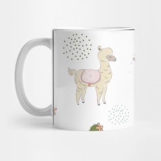 Alpaca Pattern Mug